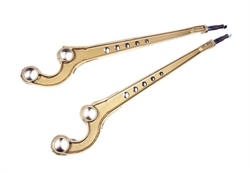 Land Rover radius arm 3 grader castor vinkel korrigeret - 45 mm version - forreste